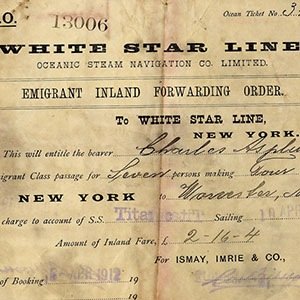 TITANIC TICKET-Interesting Facts About Titanic
