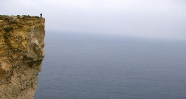 -Precarious Places on Earth 17. Gozo Cliffs, Malta-Precarious Places on Earth